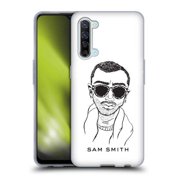 Sam Smith Art Illustration Soft Gel Case for OPPO Find X2 Lite 5G