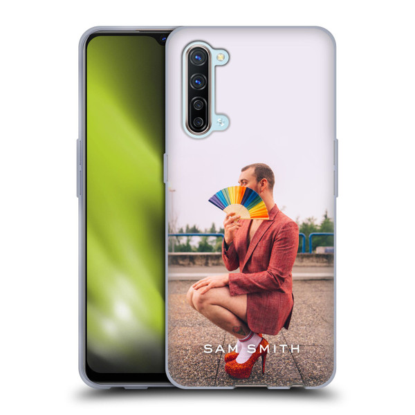 Sam Smith Art Rainbow Fan Soft Gel Case for OPPO Find X2 Lite 5G