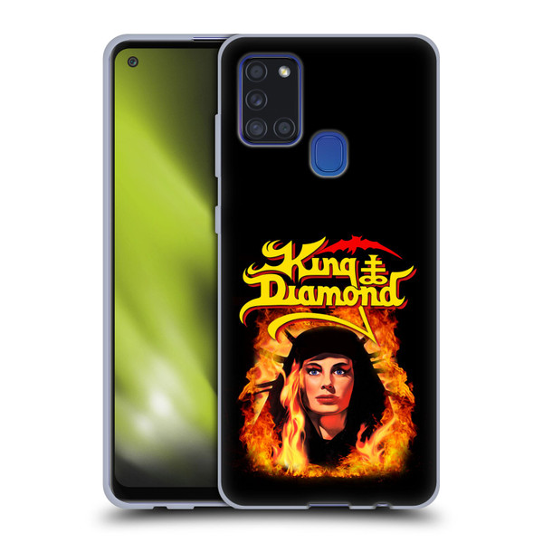 King Diamond Poster Fatal Portrait 2 Soft Gel Case for Samsung Galaxy A21s (2020)