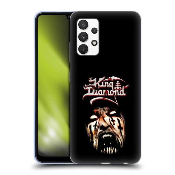 King Diamond Poster Puppet Master Face Soft Gel Case for Samsung Galaxy A32 (2021)