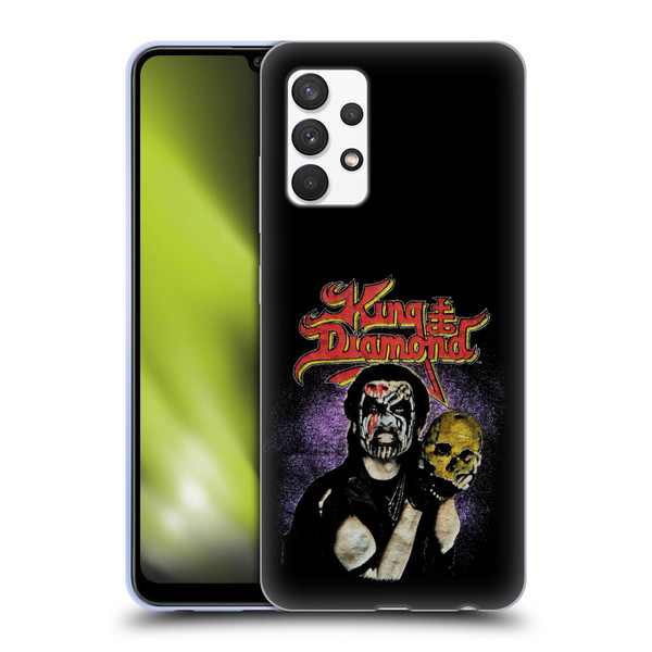 King Diamond Poster Conspiracy Tour 1989 Soft Gel Case for Samsung Galaxy A32 (2021)