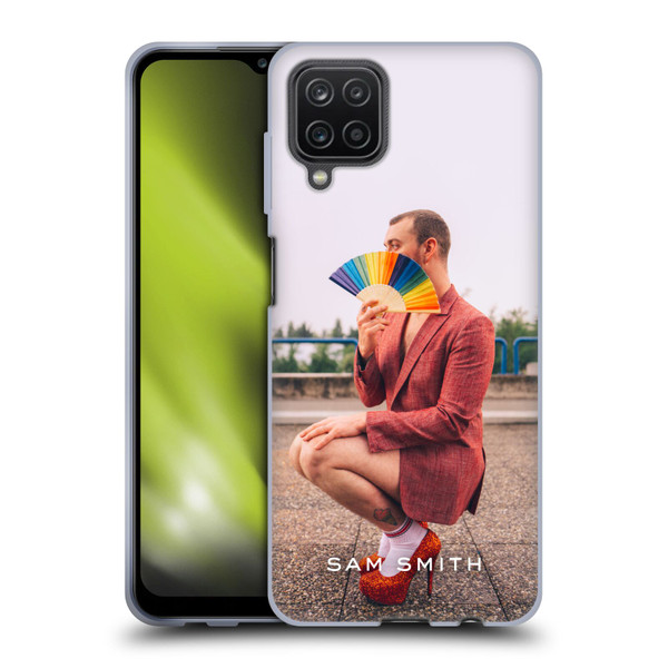 Sam Smith Art Rainbow Fan Soft Gel Case for Samsung Galaxy A12 (2020)