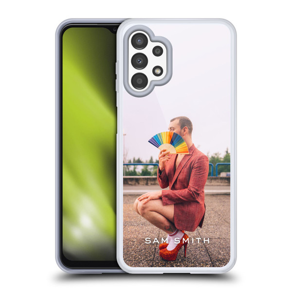 Sam Smith Art Rainbow Fan Soft Gel Case for Samsung Galaxy A13 (2022)