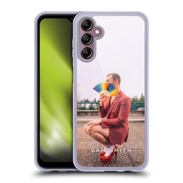 Sam Smith Art Rainbow Fan Soft Gel Case for Samsung Galaxy A14 5G