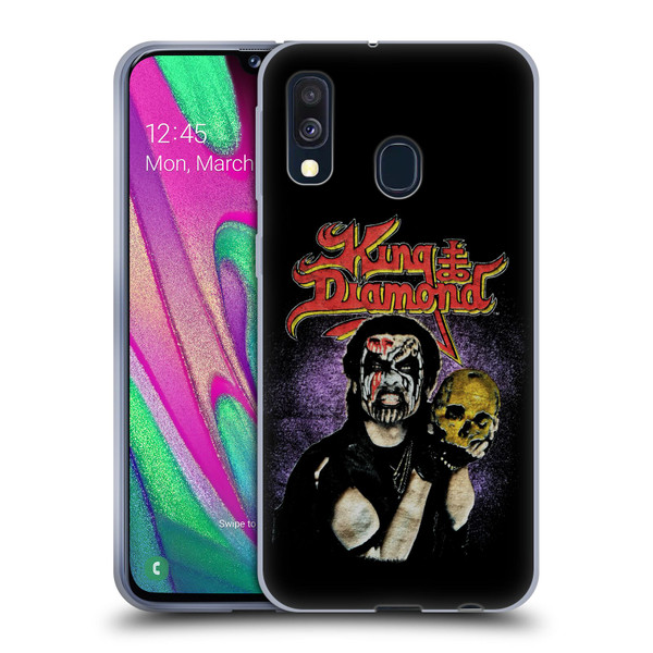 King Diamond Poster Conspiracy Tour 1989 Soft Gel Case for Samsung Galaxy A40 (2019)