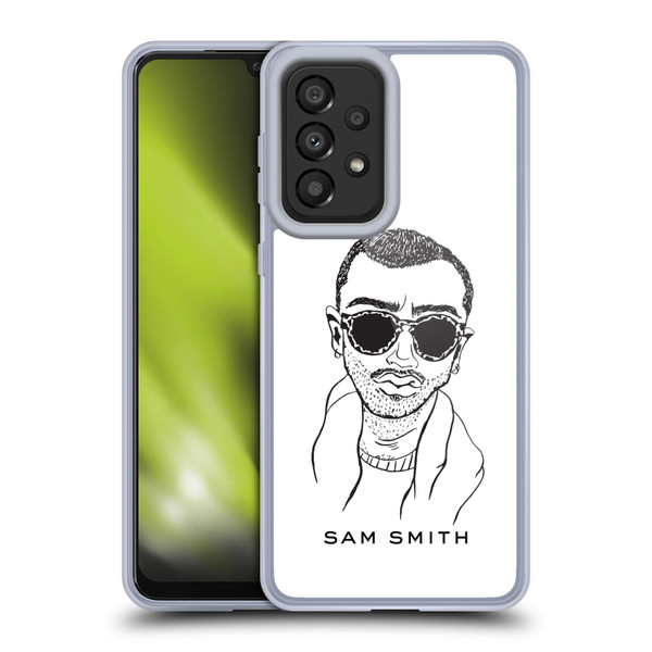 Sam Smith Art Illustration Soft Gel Case for Samsung Galaxy A33 5G (2022)