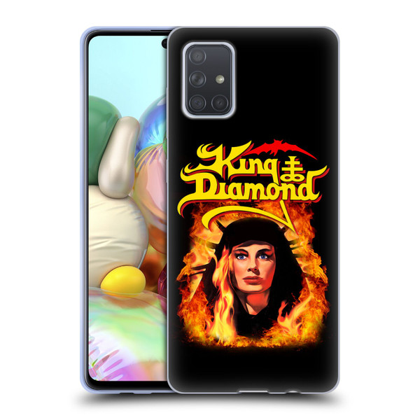 King Diamond Poster Fatal Portrait 2 Soft Gel Case for Samsung Galaxy A71 (2019)