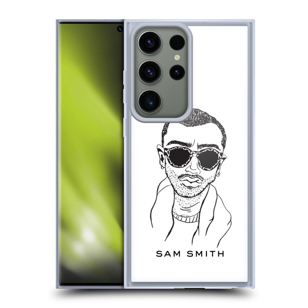 Sam Smith Art Illustration Soft Gel Case for Samsung Galaxy S23 Ultra 5G