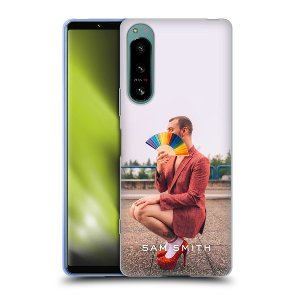 Sam Smith Art Rainbow Fan Soft Gel Case for Sony Xperia 5 IV