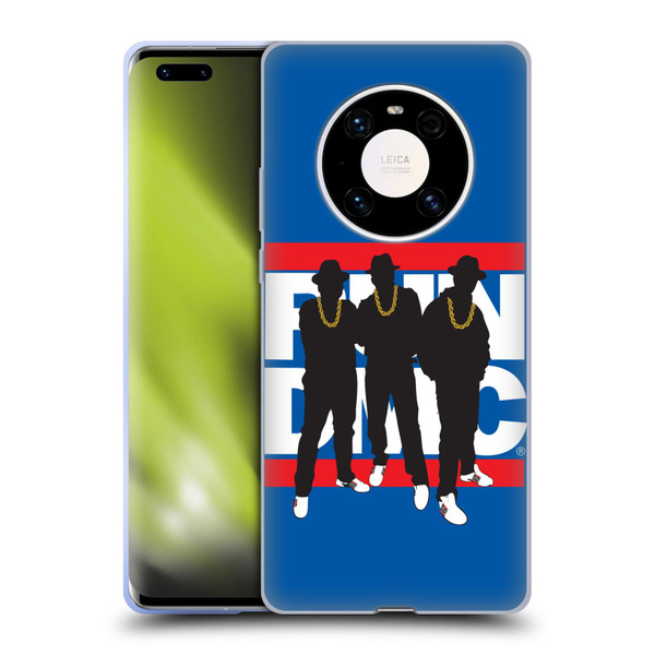 Run-D.M.C. Key Art Silhouette Soft Gel Case for Huawei Mate 40 Pro 5G