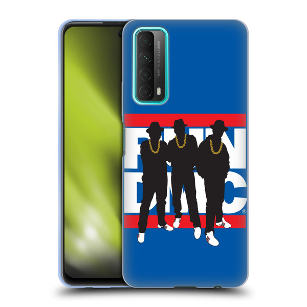 Run-D.M.C. Key Art Silhouette Soft Gel Case for Huawei P Smart (2021)