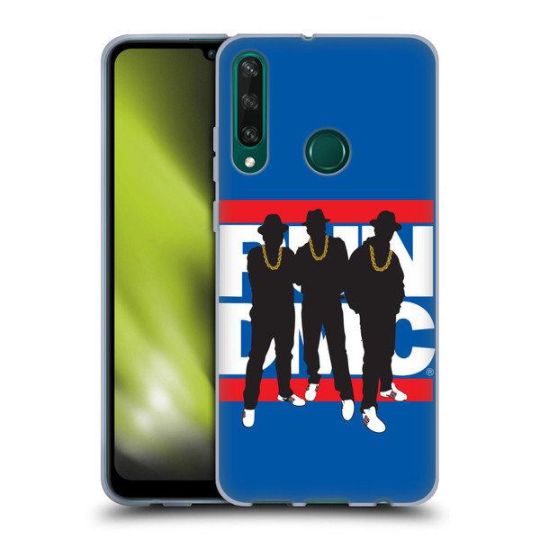 Run-D.M.C. Key Art Silhouette Soft Gel Case for Huawei Y6p