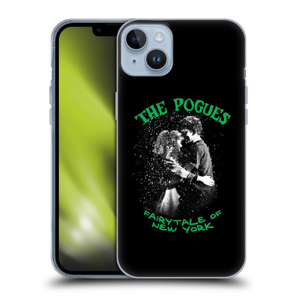 The Pogues Graphics Fairytale Of The New York Soft Gel Case for Apple iPhone 14 Plus