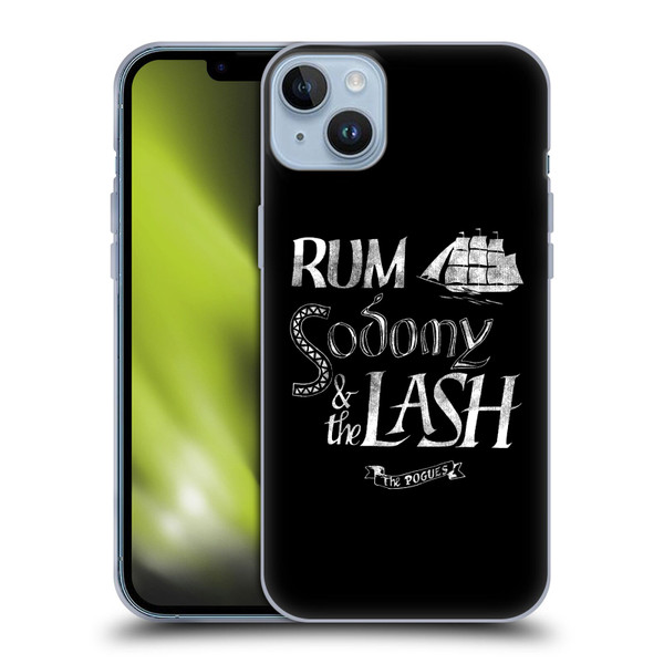 The Pogues Graphics Rum Sodony & The Lash Soft Gel Case for Apple iPhone 14 Plus