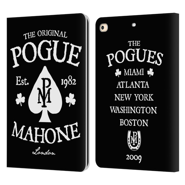 The Pogues Graphics Mahone Leather Book Wallet Case Cover For Apple iPad 9.7 2017 / iPad 9.7 2018