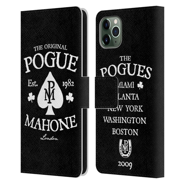 The Pogues Graphics Mahone Leather Book Wallet Case Cover For Apple iPhone 11 Pro Max