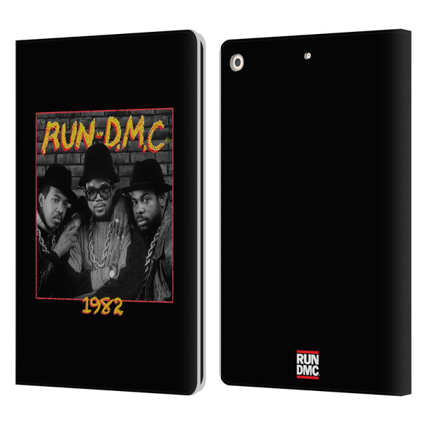 Run-D.M.C. Key Art Photo 1982 Leather Book Wallet Case Cover For Apple iPad 10.2 2019/2020/2021