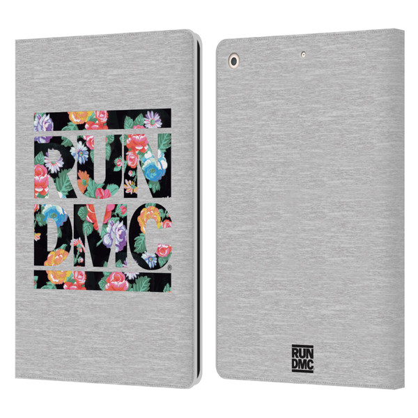 Run-D.M.C. Key Art Floral Leather Book Wallet Case Cover For Apple iPad 10.2 2019/2020/2021