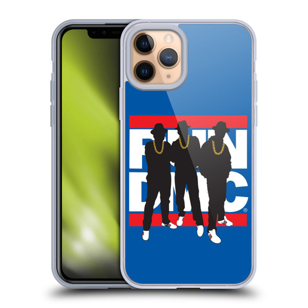 Run-D.M.C. Key Art Silhouette Soft Gel Case for Apple iPhone 11 Pro
