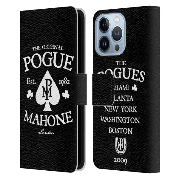 The Pogues Graphics Mahone Leather Book Wallet Case Cover For Apple iPhone 13 Pro