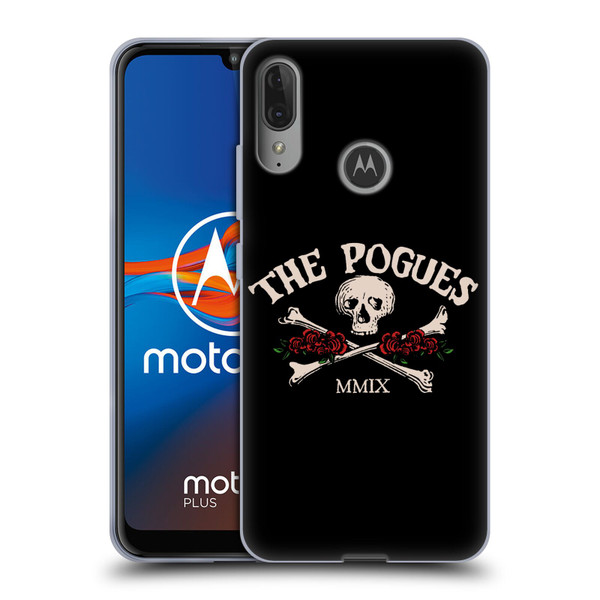 The Pogues Graphics Skull Soft Gel Case for Motorola Moto E6 Plus
