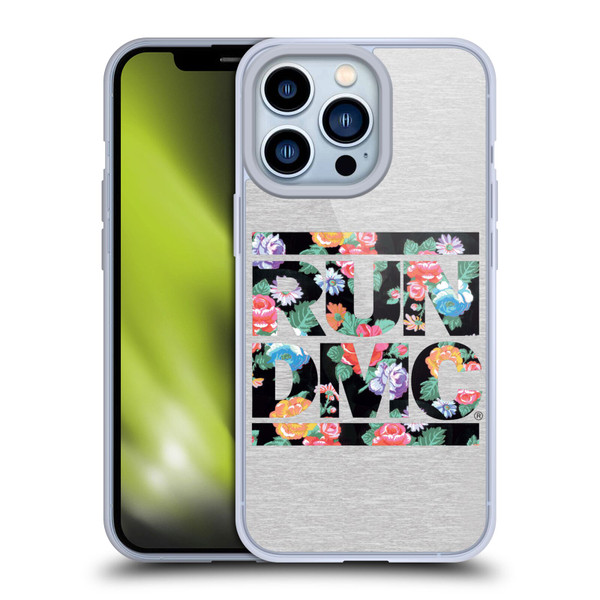 Run-D.M.C. Key Art Floral Soft Gel Case for Apple iPhone 13 Pro