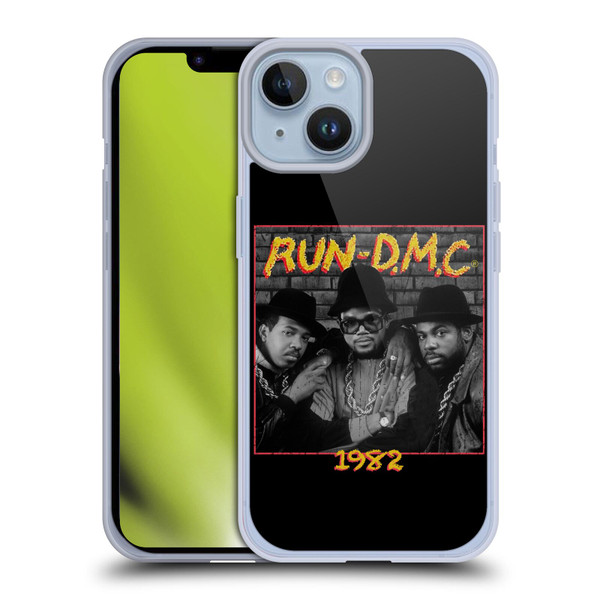 Run-D.M.C. Key Art Photo 1982 Soft Gel Case for Apple iPhone 14