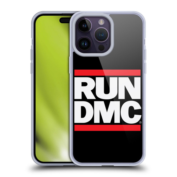 Run-D.M.C. Key Art Logo Soft Gel Case for Apple iPhone 14 Pro Max
