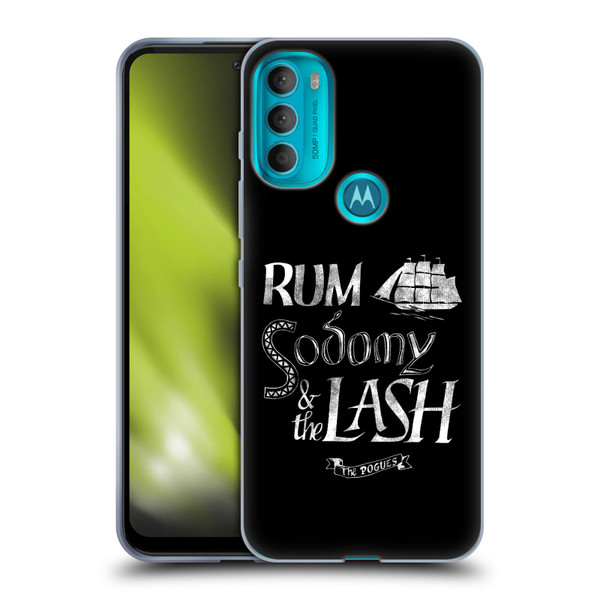 The Pogues Graphics Rum Sodony & The Lash Soft Gel Case for Motorola Moto G71 5G
