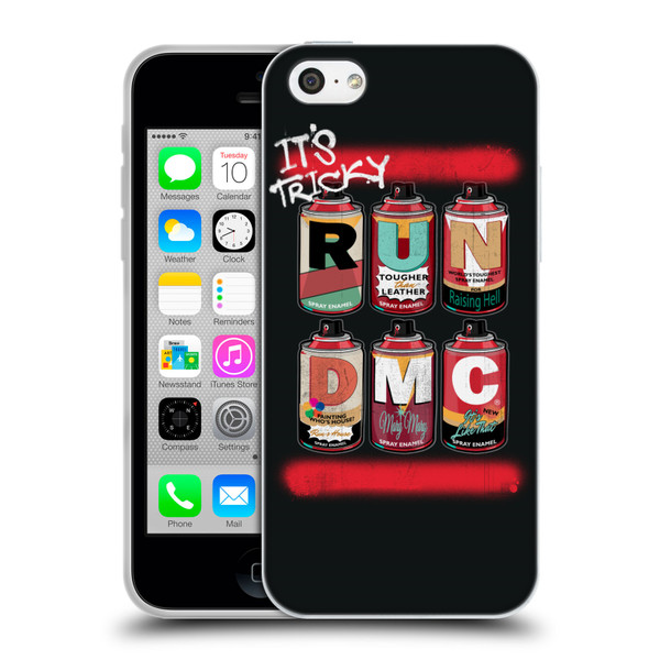 Run-D.M.C. Key Art Spray Cans Soft Gel Case for Apple iPhone 5c