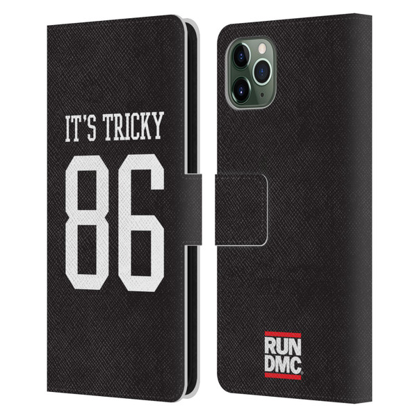 Run-D.M.C. Key Art It's Tricky Leather Book Wallet Case Cover For Apple iPhone 11 Pro Max