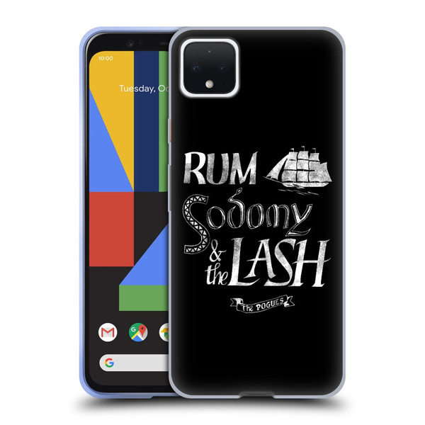 The Pogues Graphics Rum Sodony & The Lash Soft Gel Case for Google Pixel 4 XL