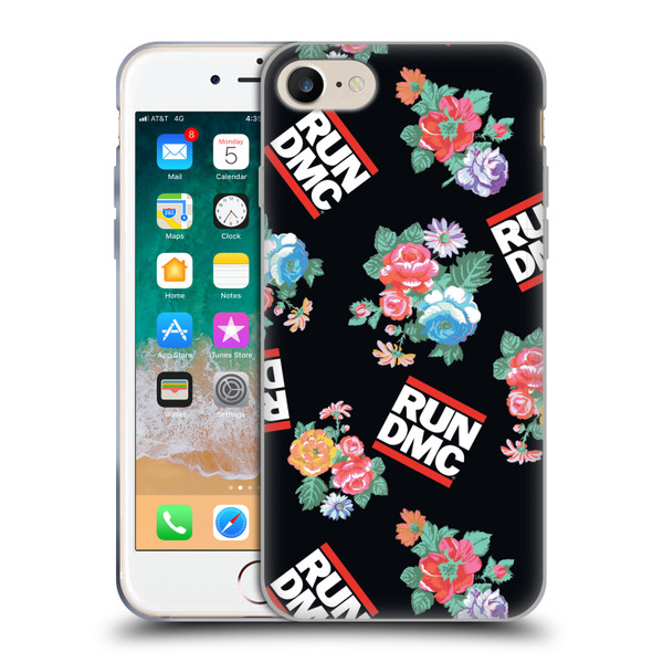 Run-D.M.C. Key Art Pattern Soft Gel Case for Apple iPhone 7 / 8 / SE 2020 & 2022