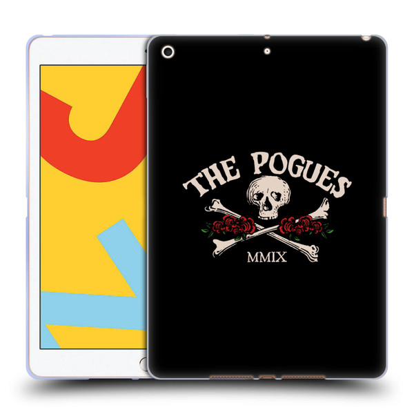 The Pogues Graphics Skull Soft Gel Case for Apple iPad 10.2 2019/2020/2021