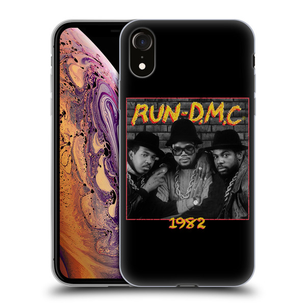 Run-D.M.C. Key Art Photo 1982 Soft Gel Case for Apple iPhone XR
