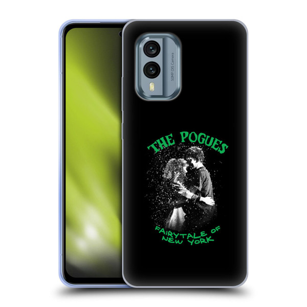The Pogues Graphics Fairytale Of The New York Soft Gel Case for Nokia X30