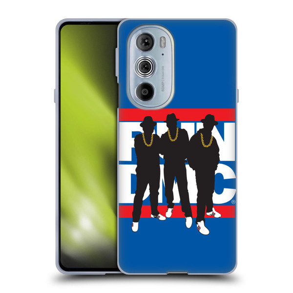 Run-D.M.C. Key Art Silhouette Soft Gel Case for Motorola Edge X30