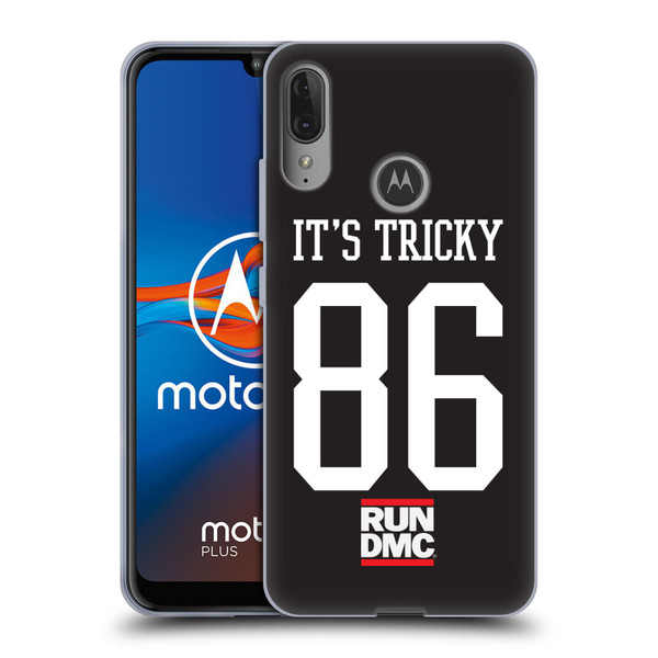 Run-D.M.C. Key Art It's Tricky Soft Gel Case for Motorola Moto E6 Plus