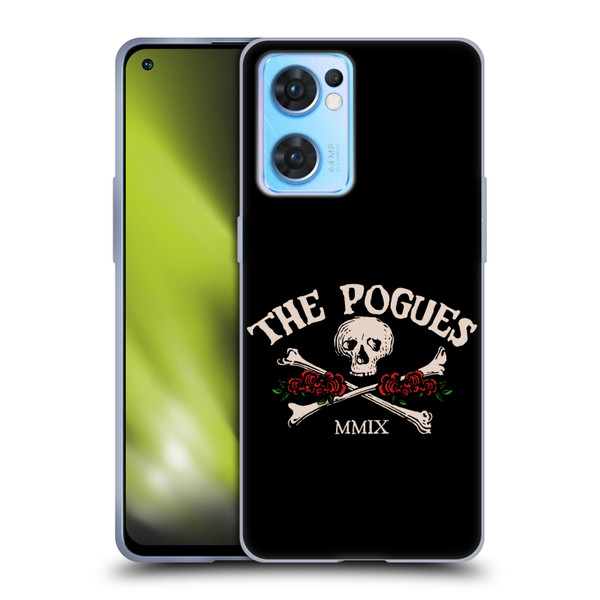 The Pogues Graphics Skull Soft Gel Case for OPPO Reno7 5G / Find X5 Lite