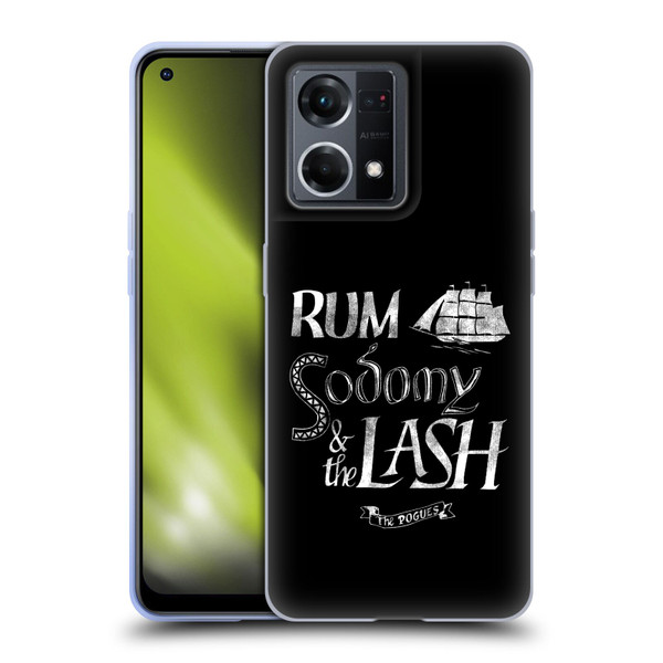 The Pogues Graphics Rum Sodony & The Lash Soft Gel Case for OPPO Reno8 4G