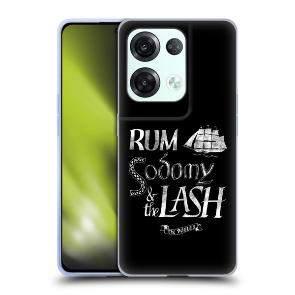 The Pogues Graphics Rum Sodony & The Lash Soft Gel Case for OPPO Reno8 Pro