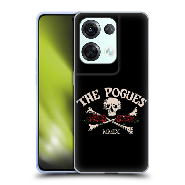 The Pogues Graphics Skull Soft Gel Case for OPPO Reno8 Pro