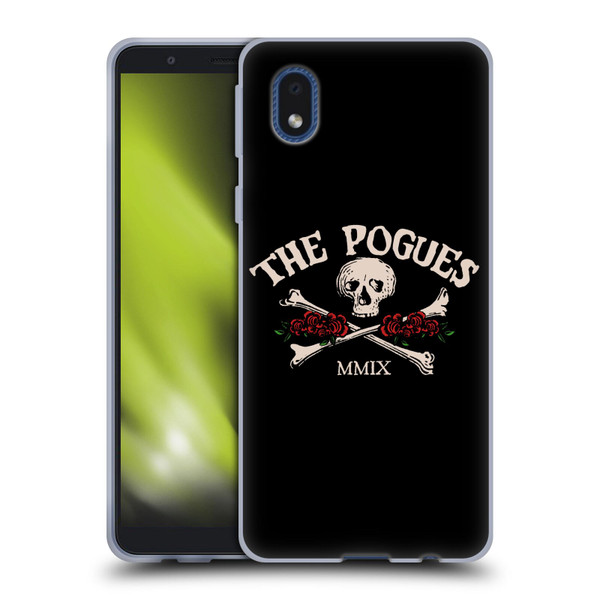 The Pogues Graphics Skull Soft Gel Case for Samsung Galaxy A01 Core (2020)