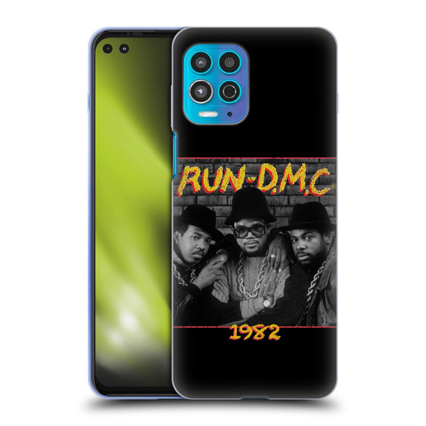 Run-D.M.C. Key Art Photo 1982 Soft Gel Case for Motorola Moto G100