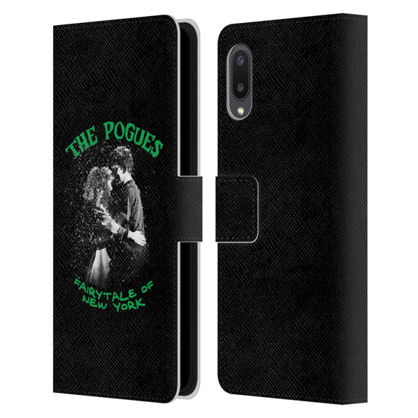 The Pogues Graphics Fairytale Of The New York Leather Book Wallet Case Cover For Samsung Galaxy A02/M02 (2021)