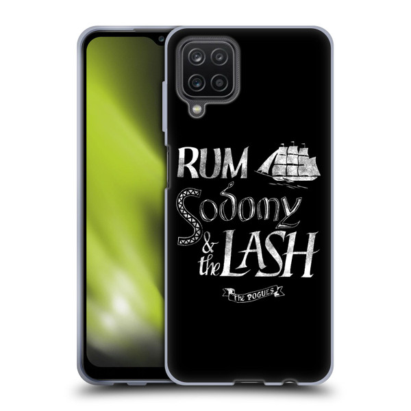 The Pogues Graphics Rum Sodony & The Lash Soft Gel Case for Samsung Galaxy A12 (2020)