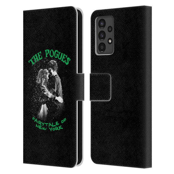 The Pogues Graphics Fairytale Of The New York Leather Book Wallet Case Cover For Samsung Galaxy A13 (2022)