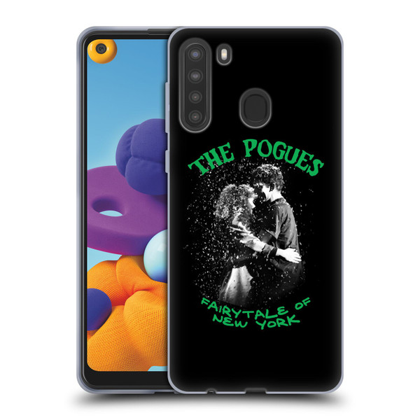 The Pogues Graphics Fairytale Of The New York Soft Gel Case for Samsung Galaxy A21 (2020)