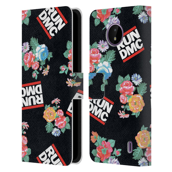 Run-D.M.C. Key Art Pattern Leather Book Wallet Case Cover For Nokia C10 / C20