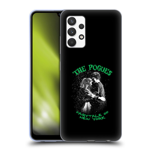 The Pogues Graphics Fairytale Of The New York Soft Gel Case for Samsung Galaxy A32 (2021)